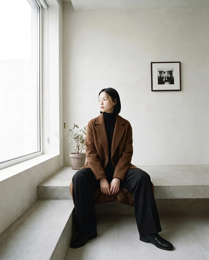 ORR 리얼램 미니멀 점퍼 버건디 re-stock|clothing-all|clothing-outer-all 4